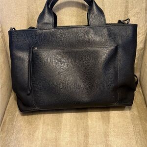 Tumi Textured Black Tote Bag